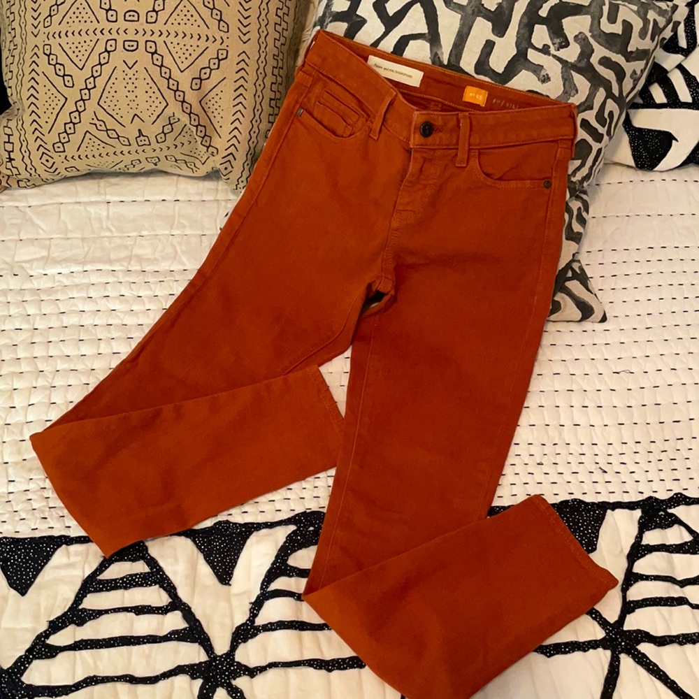 Pilcro Clay Colored Skinny Jeans
